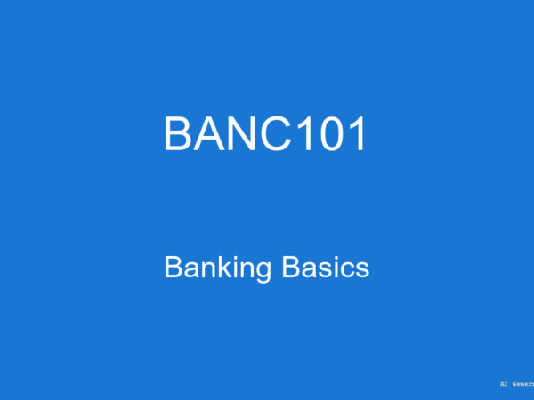 BANC101 - Banking Basics (Guess Papers + Solutions)