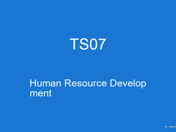 TS07 - Human Resource Development (Guess Papers + Solutions)