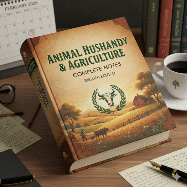 Animal Husbandry & Agriculture Complete Notes (English)